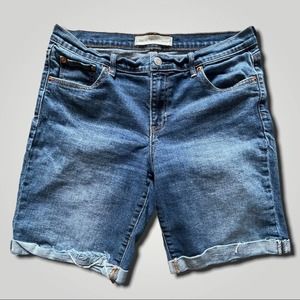 GAP BERMUDA EVERYDAY BOHO CASUAL SHORTS JORTS CUTOFF DENIM JEAN BLUE - 31